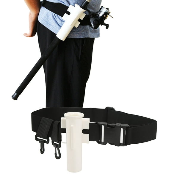 Fishing Rod Belt,Durable ABS Plastic Adjustable Fishing Waist Rod Pole  Holder For Rock Fishing Boat Fishing 