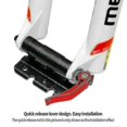 thumbnail image 3 of Bike Fork Mount Quick Release Thru Axle Carriers Front Fork Block Car Roof Rack Carriers For 5x100mm 12x100mm 15x100mm 15x110mm February2, 3 of 4