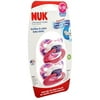 NUK Silicone Orthodontic Pacifier Camo 2 Pack, Pink/Purple, Size 2