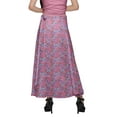 thumbnail image 4 of Moomaya Jupe Longue en Rayonne Imprimée pour Femmes Grande Taille Jupe Maxi à Taille Nouée, 4 of 6