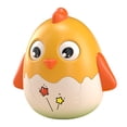 thumbnail image 4 of Juguete tambaleante de pollo, tiempo de rastreo duradero, tambaleante para bebés recién nacidos, niños y niñas amarillo perfke Juguetes de vaso de pollito, 4 of 9