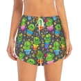 thumbnail image 4 of Lsque Cactus In Pots Printed Women's Running Shorts with Liner Pockets,Elastic Quick Dry Workout Athletic Gym Yoga Shorts,Womens High Waist Shorts-Medium, 4 of 9