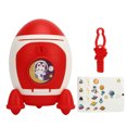 thumbnail image 1 of Cute Space Cartoon Piggy Bank with Sticker Children Money Bank Large Capacity Cartoon Space Money Saving Toy Type B, 1 of 14