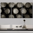 thumbnail image 3 of wall26 Canvas Print Wall Art Set Retro Vintage Duotone European Wine Barrels Winery Drinks &amp; Cocktails Food Photography Scenic Decorative Rustic for Living Room, Bedroom, Office - 24"x36&quo, 3 of 5