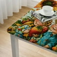 thumbnail image 5 of WYYP Sunflower Bird Harvest Square Tablecloth 100% Polyester Fiber 36*36, 5 of 8