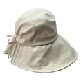 thumbnail image 2 of Women Fisherman Hat Japanese Style Anti-UV Drawstring Adjustable Head Circumstance Sun Hat Daily Headwear, 2 of 7