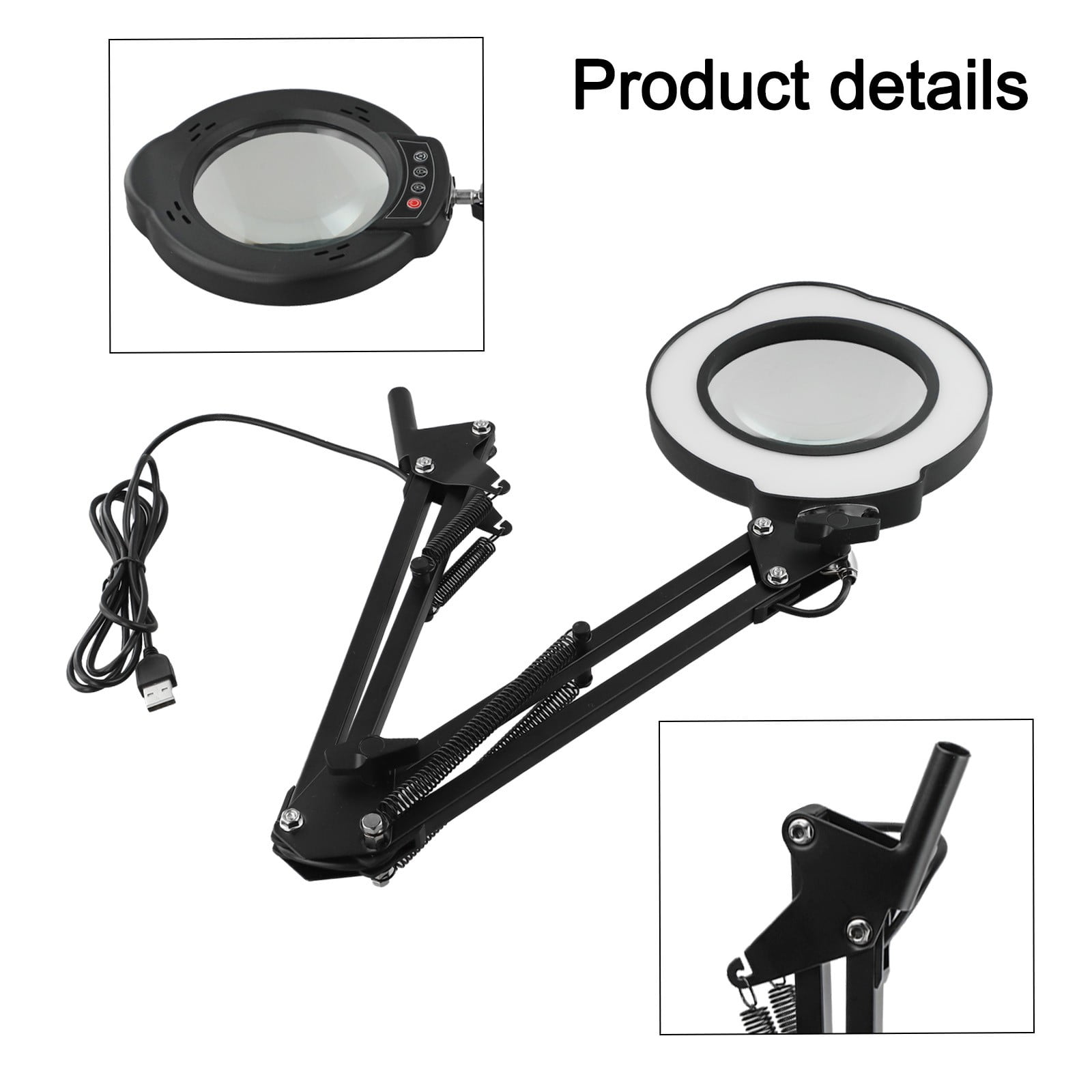 Professional Grade LED Magnifying Lamp Offering Flexible Lighting Modes
