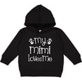 thumbnail image 2 of Inktastic My Mimi Loves Me Grandkids Toddler Hoodie, 2 of 4