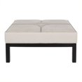thumbnail image 1 of Safavieh Terrence Birch Wood Cocktail Ottoman in Taupe, 1 of 1