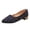 Blue, variant on Women's Ballet Flat Shoes Comfortable Round Toe Low Heeled Block Pumps Lightweight Dressy Arch Support Insole Shoes Beige Size 9
