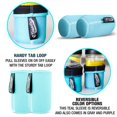 thumbnail image 3 of Masontops Wide Mouth Mason Jar Neoprene Sleeve - Teal - Triple Insulated Cozy - 2 Sleeves Cover 16-24 oz & Quart Sizes, 3 of 7