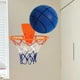 thumbnail image 2 of Baloncesto silencioso con aro de juguete, portátil, sin sonido, ligero, para niños Azul Talla 7, 2 of 9