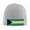 Gray, variant on Flag Of The Bahamas Beanie Hat Men Women Warm Printed Cap Knit Beanies Hats Outdoor Winter Black
