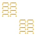 thumbnail image 2 of Maytalsory 1:12 Mini Pulls Arch Shape for Gate Closet Large 4Pcs Gold Small 8 Pcs 2Set, 2 of 6