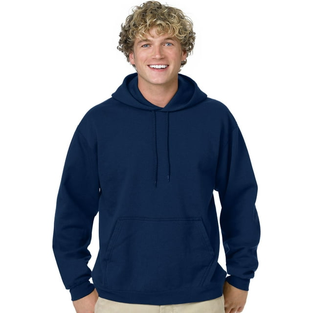 Hanes Chandail à Capuchon en Molleton ComfortBlend EcoSmart pour Hommes, 4TG, Marine