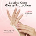 thumbnail image 6 of modelones Nail Strengthener, Sparkle Pink Nail Natural Concealer Foundation Polish Air Dry Nail Growth Polish for Damaged Nails Imperfection Masking Gifts for Women 15ml, 6 of 9
