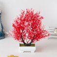 thumbnail image 2 of Artificial Bonsai  Fresh-keeping Soft Branches Practical  Ornamental Mini Faux Bonsai Tree, 2 of 5