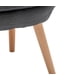 thumbnail image 5 of Sillón Zacatelco encino Estilo Retro Color Gris oscuro Gaia Herbs Zacatelco, 5 of 7