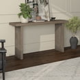 thumbnail image 2 of Evelyn&Zoe Modern/Contemporary 55" Wide Antiqued Gray Oak Console Table, 2 of 5