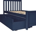 thumbnail image 5 of Max & Lily Twin Bed Frame with Storage Drawer, Solid Wood Platform Bed for Kids, Blue, 5 of 11