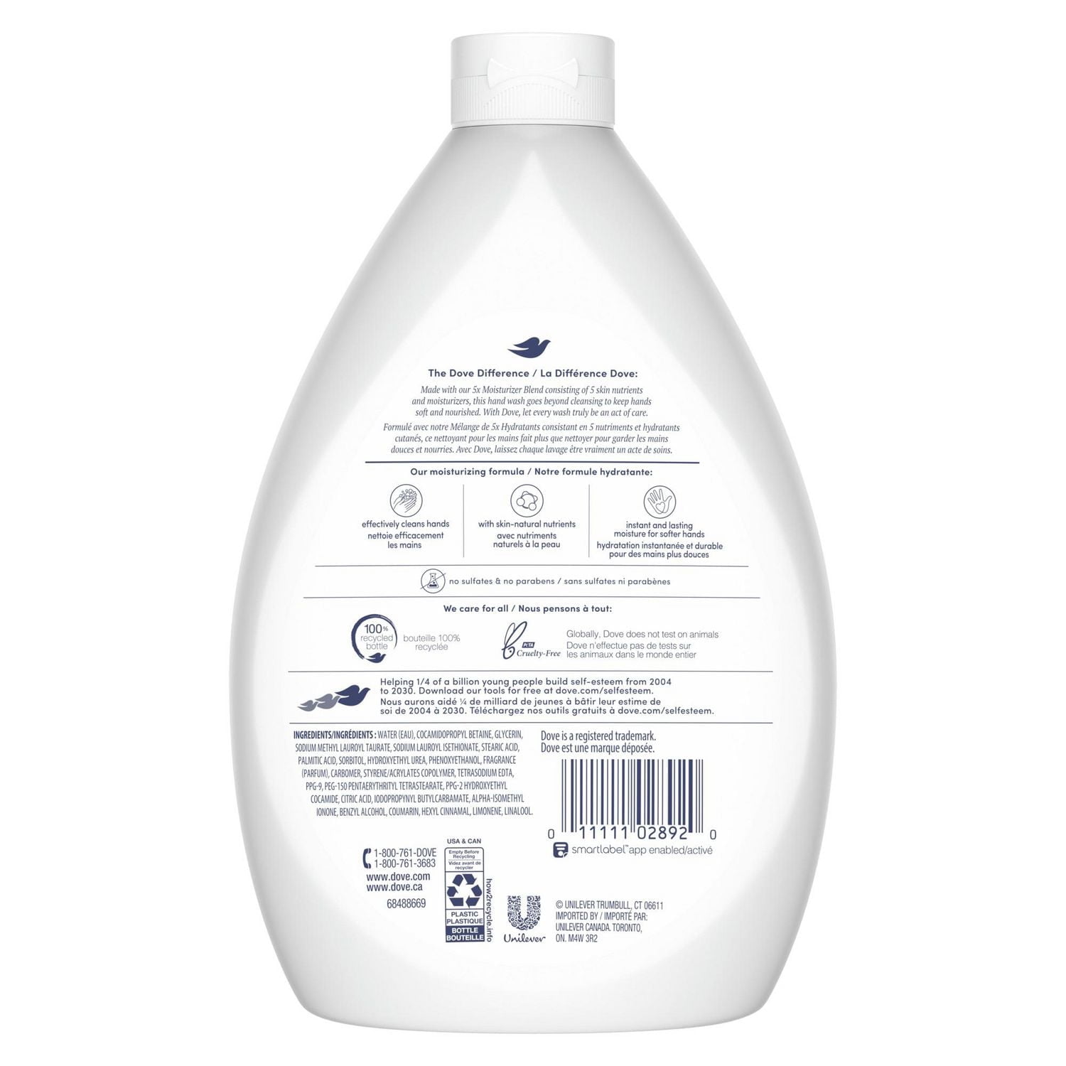 Dove Bottle Deep Moisture Hand Wash