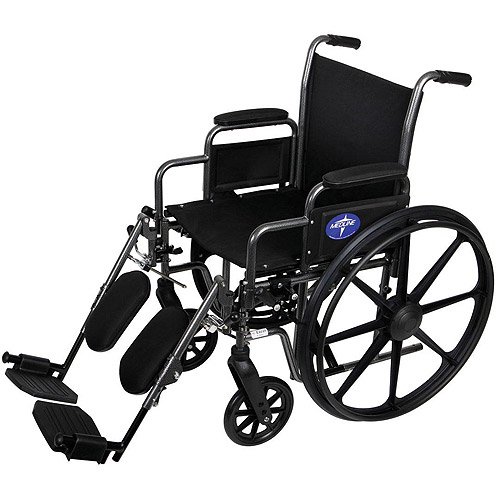 Medline K1 Basic ExtraWide Wheelchairs with Elevating Legrests