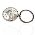 thumbnail image 3 of JShteea Mini Calendario Perpetuo Llavero Anillo Llavero Metal 50 Años, 3 of 9