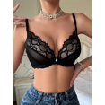 thumbnail image 5 of Women's Lace Patchwork Underwire Bra, 5 of 5