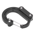 thumbnail image 1 of Spring Snap,D Type Carabiner Multifunction Carabiner Clip Carabiner Snap Optimized for Excellence, 1 of 14
