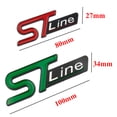 thumbnail image 2 of 3D Metal Logo ST Line Badge Car Trunk Front Grill Emblem For Ford Focus MK4 PUMA Mondeo Kuga Fiesta ST Line Sticker Accessories, 2 of 7