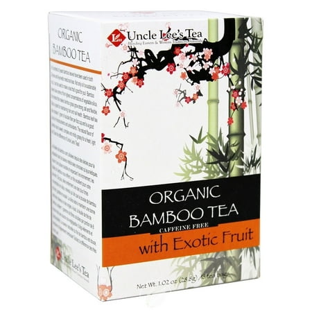 Uncle Lee'S Tea Bamboo Tea Organic Exotic Fruit 18 Bag, Pack of 2
