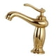 thumbnail image 1 of Grifo para Lavabo de Caliente / Frío con Un Orificio - Bronce, Se Describe Oro, 1 of 9