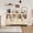 Wood Color, variant on QinaQin 55-Inch Sideboard/Buffet Cabinet with Four Glass Doors, Suitable As a Buffet Table, Coffee Bar, Wine Cabinet, Or Display Case, Ideal for Kitchens, Dining Rooms, and Living Rooms