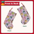 thumbnail image 2 of KLL Cute Donuts for 18" Christmas Stocking Snowman Xmas Stocking Holiday Christmas Decoration Gifts for Family Kids, 2 of 8
