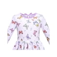 thumbnail image 4 of Girls Dress Tee Shirt Butterfly Ribbon Bow Tie Multicolor Long Sleeve 4 Years, 4 of 6