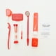 thumbnail image 4 of Kit de ortodoncia para el cuidado bucal, 5 colores, ocho piezas, cepillo de dientes de cerdas suaves, cepillo interdental, retractor de hilo dental, ortodoncia, 4 of 5