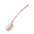 thumbnail image 2 of BCZHQQ Body Brush w/Soft Bristles & Long Curved Handle for Exfoliating Baths/Massage - Wet or Dry Use,Gray/Pink/Blue/White - 13.98x2.76x0.79in - Includes 1 Shower Puff, 2 of 8