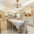 thumbnail image 5 of Caged Fandelier Ceiling Fan with Light, Golden Ceiling Fans with Remote Control & Noiseless 35db - Farmhouse Rustic Bladeless Ceiling Fans Chandelier Retro Lighting Fixture, 5 of 20