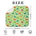 thumbnail image 4 of Green Dinosaurs Cacti Hearts Dish Drying Mat for Kitchen 1 Pack, Ultra Absorbent Microfiber Dishes Drainer Mats,16"x18", 4 of 6