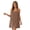 Coffee, variant on Bath Robes for Women, Spaghetti Strap Sleeveless Lightweight Bathrobe with Pockets, Soft Knee Length Loungewear Nightgowns with Headband, S-2XL