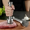 thumbnail image 3 of Neinkie Meat Tenderizer Tool, Stainless Steel Sturdy & Sharp Needle, Easier-Use for Kitchen Cooking Tenderizing Steak Beef Poultry BBQ & Marinade than Meat Hammer Mallet Pounder Beater, 3 of 6