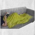 thumbnail image 6 of Lime Green Soft Flannel Fleece Blanket, Grunge Hazy Color Background with Scattered Blurry Shade Effects Mystic Print, Cozy Plush for Indoor and Outdoor Use, 50" x 60", Apple Green, by Ambesonne, 6 of 6