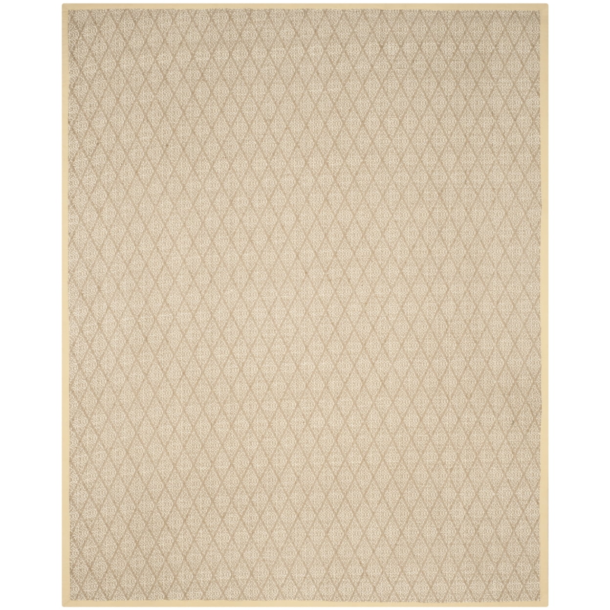 SAFAVIEH Natural Fiber Denise Geometric Jute Area Rug, Natural, 4' x 6'