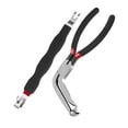 thumbnail image 1 of Desconexión eléctrica alicates Conector eléctrico Separador Herramientas automotrices para alambres y mangueras de manejo de trabajadores de fábrica Negro doblado, 1 of 8