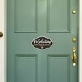 thumbnail image 4 of No Soliciting Sign for House Door - 2 Pack Do Not Knock or Ring Doorbell Signs, Hanging Front Door Signs for Home and Office, Clear No Solicitors Sign with Bold Text (Black/White, 9x14 CM), 4 of 7