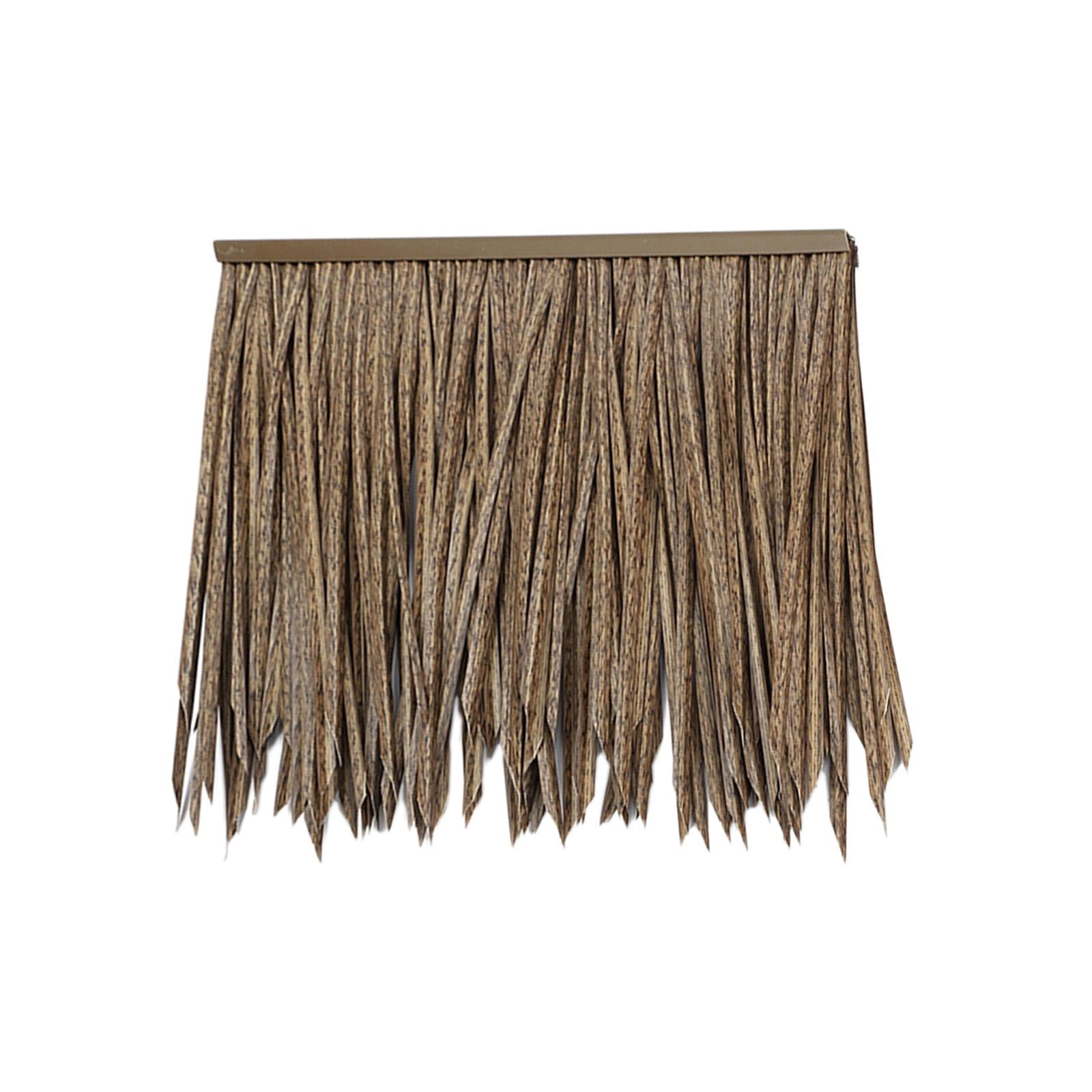 Straw Roof Thatch Panel Palm Thatch Roll Fake Decorative Simple to Use