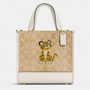 COACH Dempsey Tote 22 In Signature Canvas With Tiger C7001