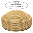 thumbnail image 2 of Hsqqdc Straw Pillbox Hat, Retro Wedding Fedora Fashion Beret Fascinator Painter Hat, 2 of 7