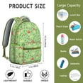thumbnail image 6 of Durable Mushroom Design Student Backpack, High Capacity Bookbag with Laptop Sleeve for College, Comfortable Straps, Great Gift for School and Travel, 6 of 6