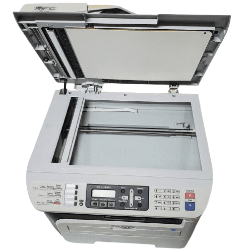 Restored Brother Monochrome Laser All-in-One Printer, Copier, Scanner, Fax, 23 ppm, Duplex Manual, Network Ready, P/N: MFC-7440N (Refurbished)